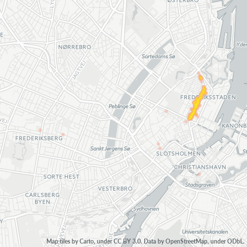 1264 Heatmap over forretningstæthed