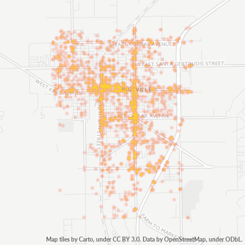 78363 Business Density Heatmap