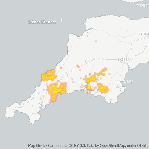 PL2 Business Density Heatmap