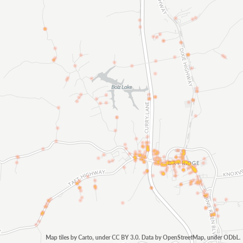 41035 Business Density Heatmap