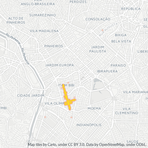 04537-000 Mapa de calor de densidad empresarial