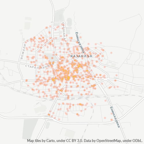 6100 Топлинна карта на бизнеса