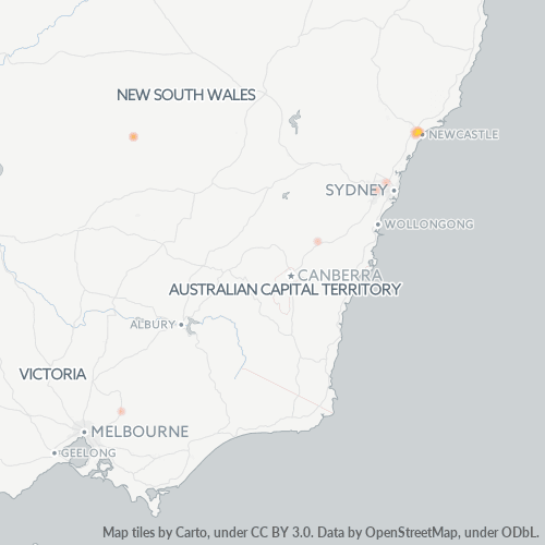 2292 Business Density Heatmap