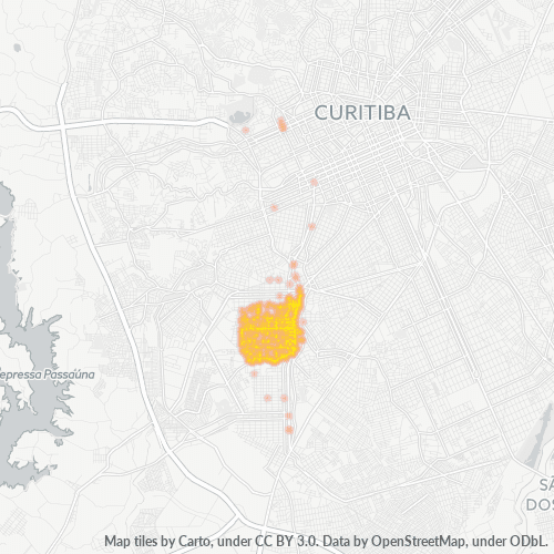 81050-000 Heatmap de Densidade da Empresa