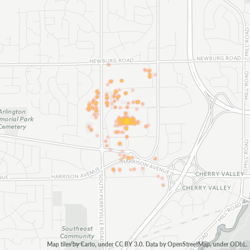 61112 Business Density Heatmap