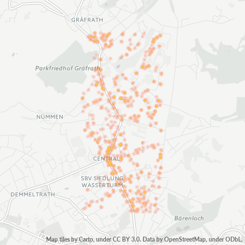Heatmap für plz 42653