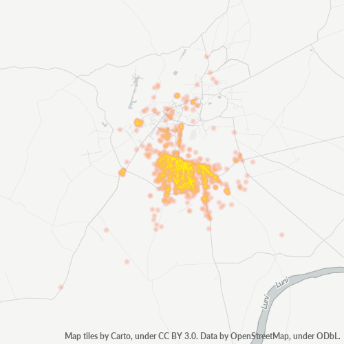 342005 Business Density Heatmap