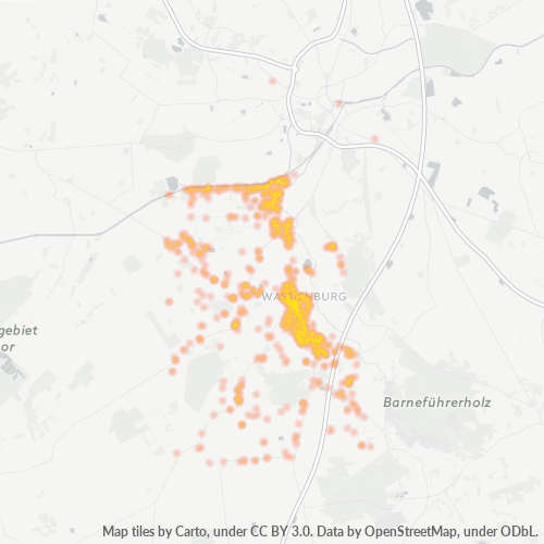 26203 Standortdichte-Heatmap