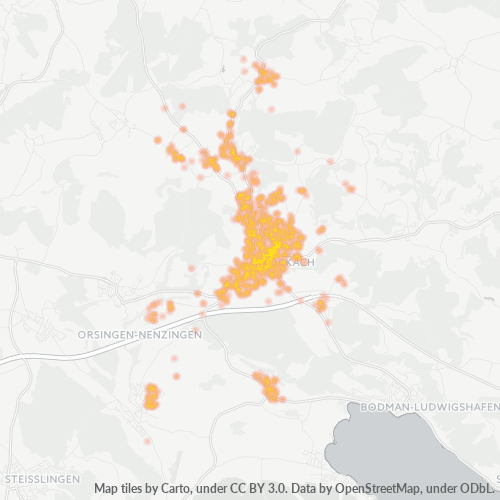 Heatmap für plz 78333