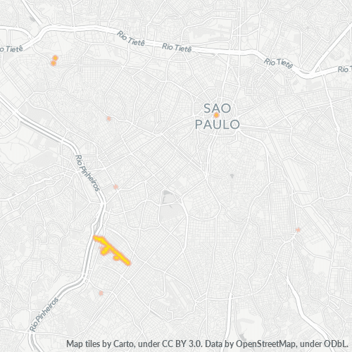 04561-000 Mapa de calor de densidad empresarial