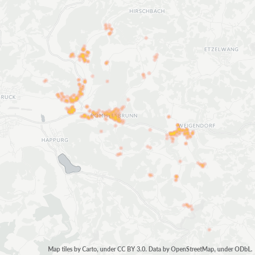 Heatmap für plz 91224