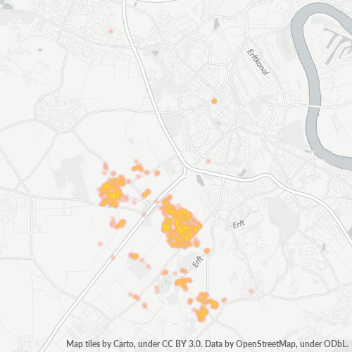 Heatmap für plz 41472