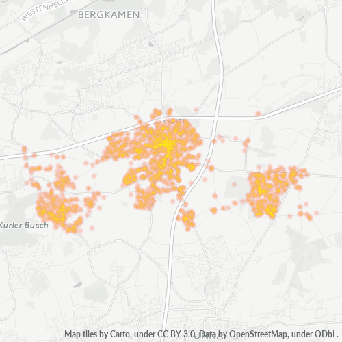 59174 Standortdichte-Heatmap