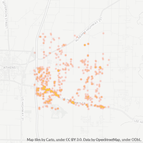 35613 Business Density Heatmap
