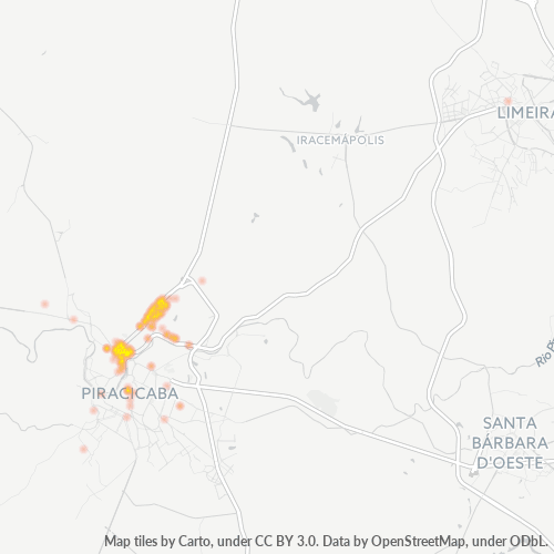 13414-000 Mapa de calor de densidad empresarial