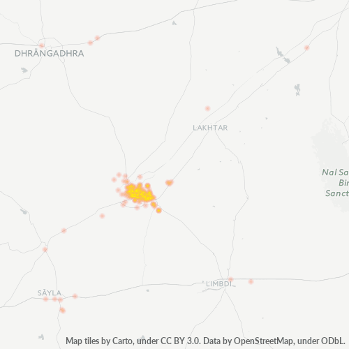 363001 Business Density Heatmap