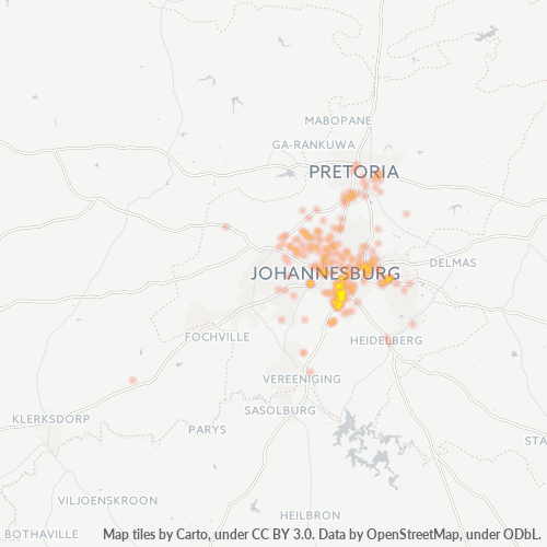 1451 Hittekaart vir Besigheidsdigtheid