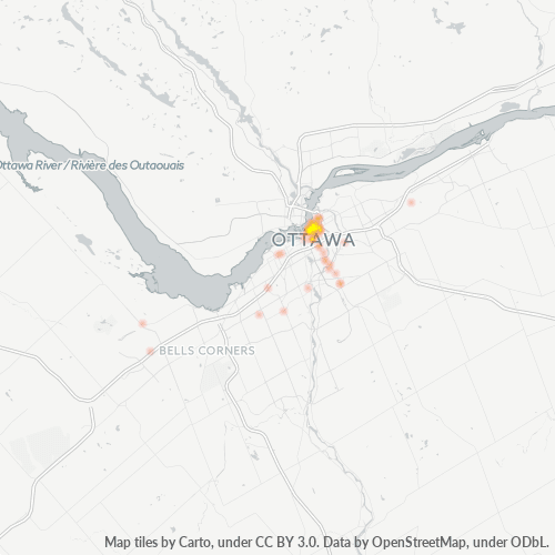 K1P Business Density Heatmap