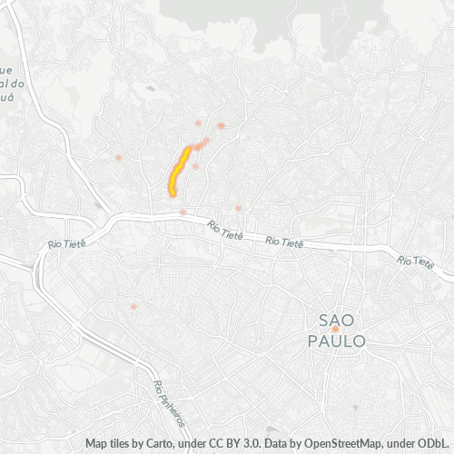 02734-000 Mapa de calor de densidad empresarial