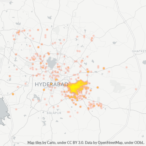 500060 Business Density Heatmap