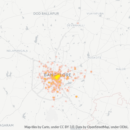 560025 Business Density Heatmap