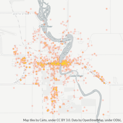 50677 Business Density Heatmap
