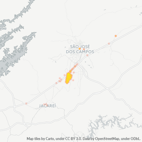12237-000 Heatmap de Densidade da Empresa