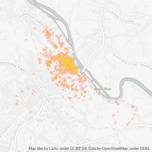 24504 Business Density Heatmap