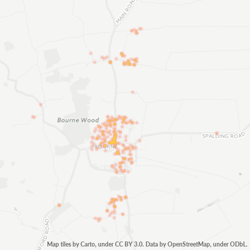 PE10 Business Density Heatmap