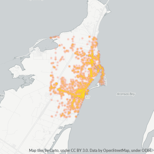 78382 Business Density Heatmap