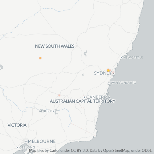 2761 Business Density Heatmap
