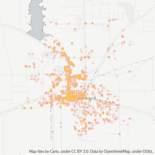 62249 Business Density Heatmap