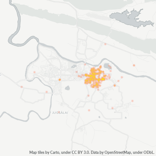831009 Business Density Heatmap