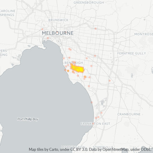 3189 Business Density Heatmap