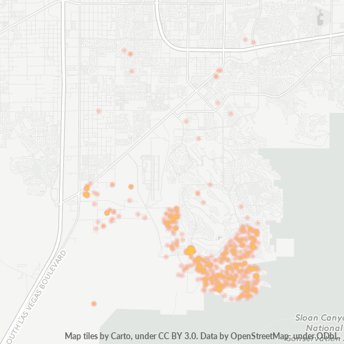 89044 Business Density Heatmap