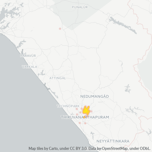 695005 Business Density Heatmap
