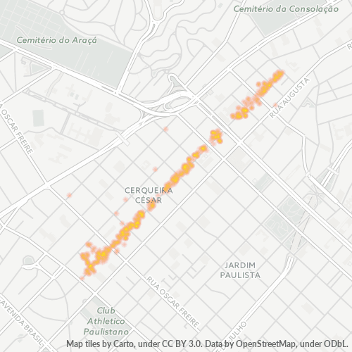 01414-000 Heatmap de Densidade da Empresa