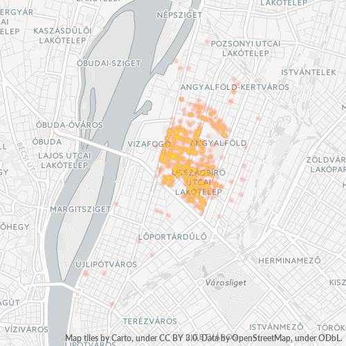1139 Vállalati sűrűségi térkép