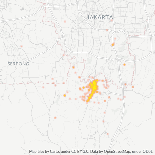16424 Peta Panas Densitas Bisnis
