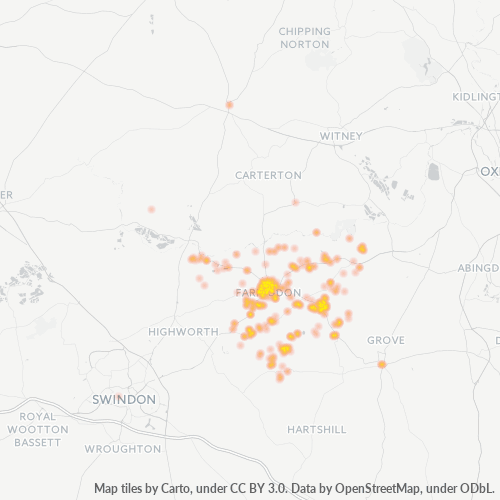 SN7 Business Density Heatmap