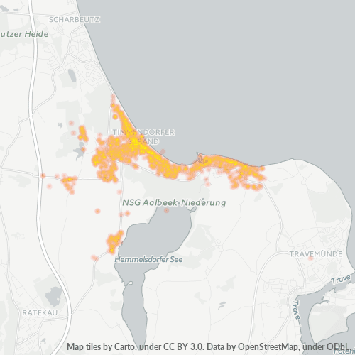 Heatmap für plz 23669