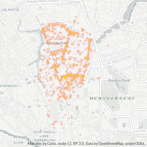1205 ব্যবসার ঘনত্ব হিটম্যাপ