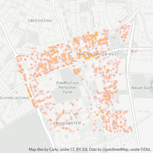 Heatmap für plz 81549