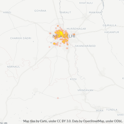 110052 Business Density Heatmap