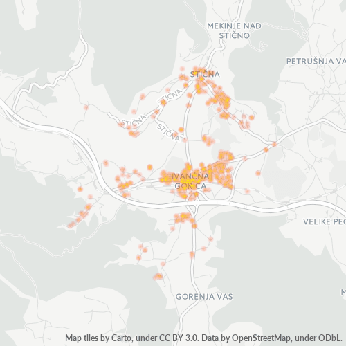 1295 Zemljevid gostote poslovanja