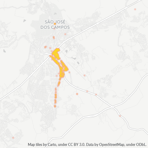 12231-000 Heatmap de Densidade da Empresa