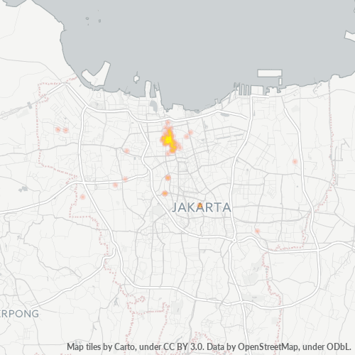 11130 Peta Panas Densitas Bisnis