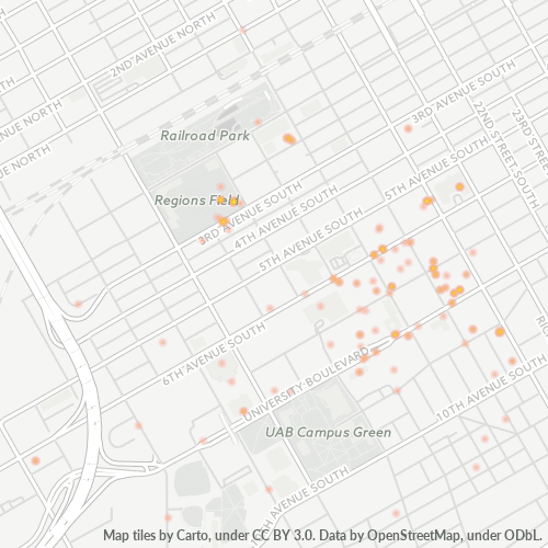 35294 Business Density Heatmap