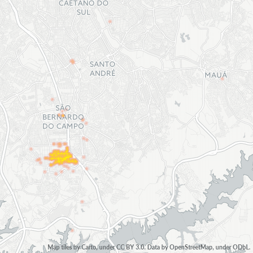 09810-000 Heatmap de Densidade da Empresa