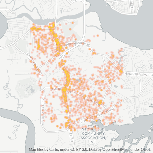 29412 Business Density Heatmap